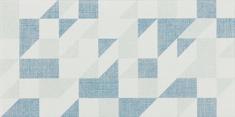 Настінна плитка Rako Tess Blue Insert 20×40