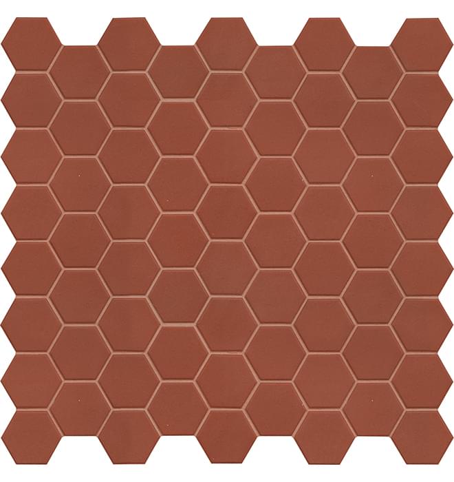 Мозаїка Terratinta Hexa Mos. Rusty Red Matt 31,6×31,6