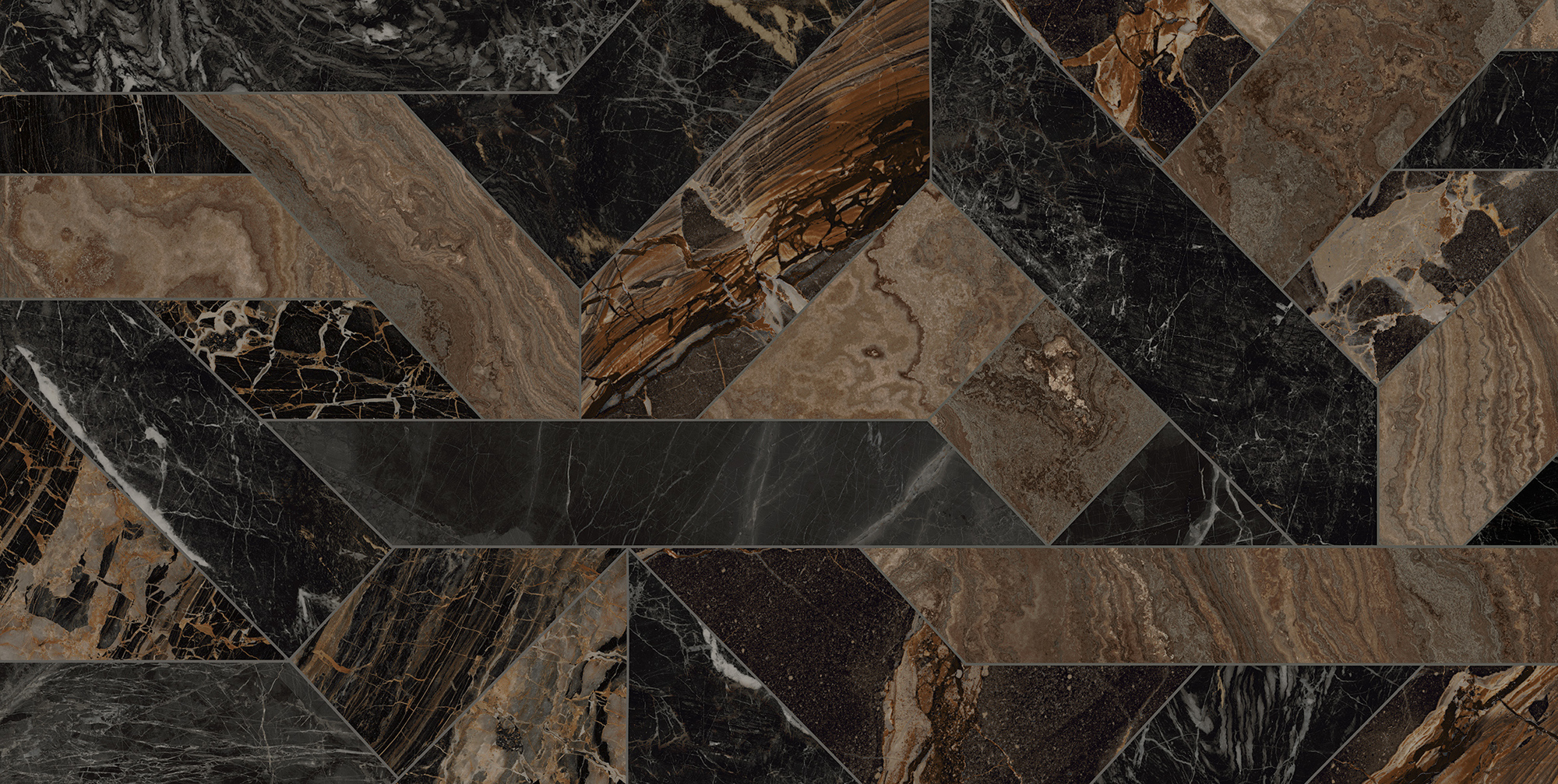 Декор Naxos Rhapsody Outline Dark Lev 60×120