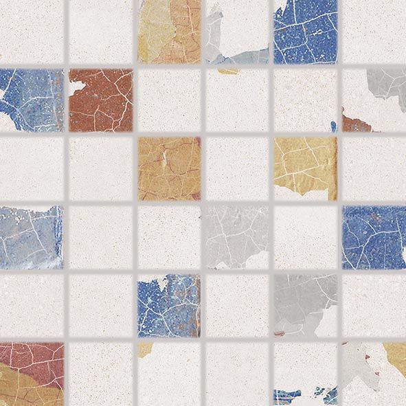 Мозаїка Rako Betonico Multicoloured Mosaic 30×30