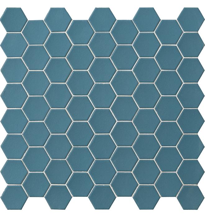Мозаїка Terratinta Hexa Mos. Cadet Blue Matt 31,6×31,6